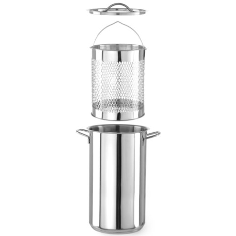 Garnek do szparagów makaronu z wkładem pokrywką XL 5.5 l - Hendi 833100 Garnek do szparagów makaronu z wkładem pokrywką XL 5.5 l - Hendi 833100