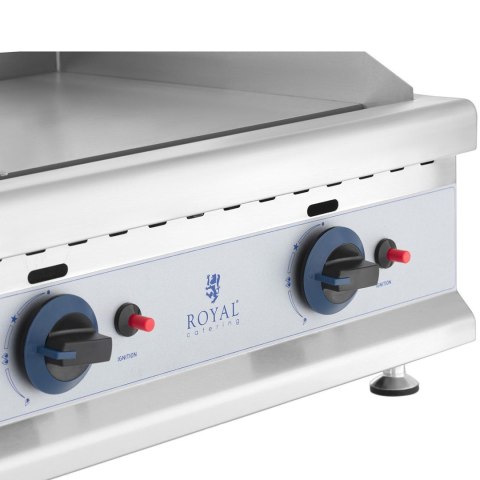 Grill gazowy podwójny gładki nastawny nierdzewny na gaz ziemny 2x 3.1 kW 0.02 bar 60 x 40 cm Grill gazowy podwójny gładki nastawny nierdzewny na gaz ziemny 2x 3.1 kW 0.02 bar 60 x 40 cm