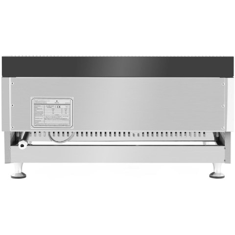 Grill gazowy podwójny gładki nastawny nierdzewny na gaz ziemny 2x 3.1 kW 0.02 bar 60 x 40 cm Grill gazowy podwójny gładki nastawny nierdzewny na gaz ziemny 2x 3.1 kW 0.02 bar 60 x 40 cm