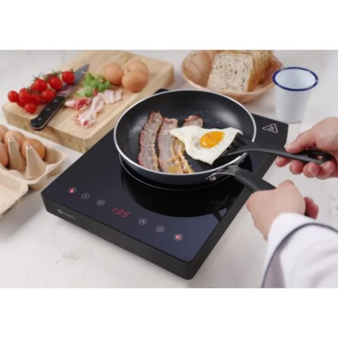 Kuchenka indukcyjna przenośna z panelem dotykowym 1 pole grzewcze Black Line śr. 22 cm 2000 W - Hendi 239391 Kuchenka indukcyjna przenośna z panelem dotykowym 1 pole grzewcze Black Line śr. 22 cm 2000 W - Hendi 239391
