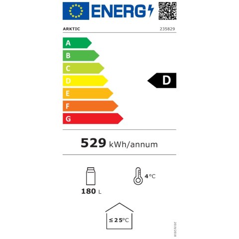 Lodówka chłodziarka barowa sklepowa na napoje 2-drzwiowa 4 półki 215 W 180 l - Hendi 235829 Lodówka chłodziarka barowa sklepowa na napoje 2-drzwiowa 4 półki 215 W 180 l - Hendi 235829