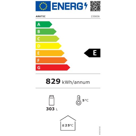 Lodówka chłodziarka barowa sklepowa na napoje 3-drzwiowa 6 półek 300 W 303 l - Hendi 235836 Lodówka chłodziarka barowa sklepowa na napoje 3-drzwiowa 6 półek 300 W 303 l - Hendi 235836