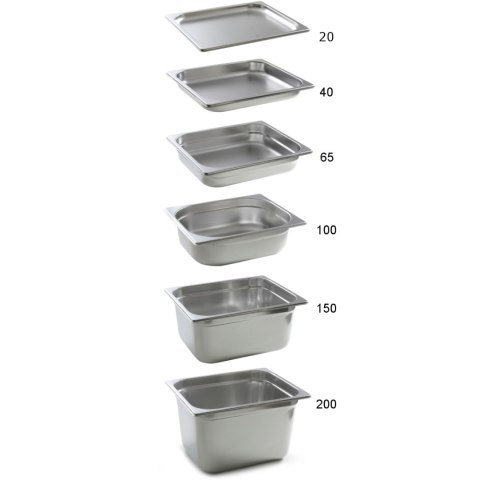 Pojemnik GN 2/1 stal nierdzewna Profi Line wys. 100 mm - Hendi 801123 Pojemnik GN 2/1 stal nierdzewna Profi Line wys. 100 mm - Hendi 801123