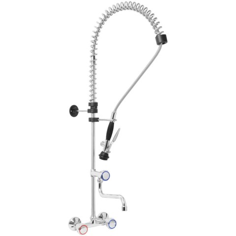 Bateria gastronomiczna kuchenna zlewozmywakowa z prysznicem kranem 100 cm Bateria gastronomiczna kuchenna zlewozmywakowa z prysznicem kranem 100 cm