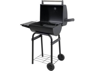 GRILL WĘGLOWY Z POKRYWĄ, RUSZT 47*34CM LUND