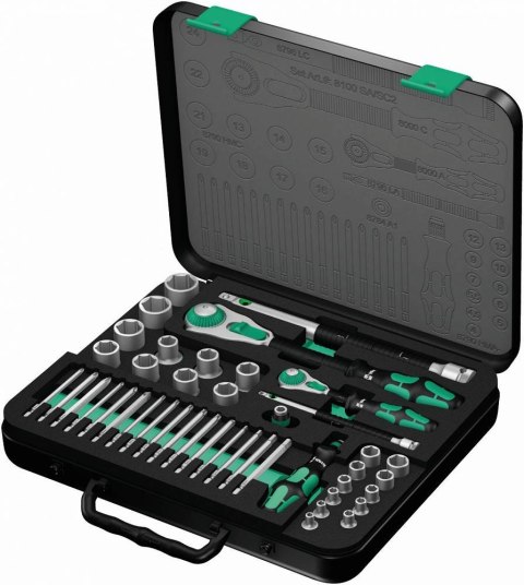 GRZECHOTKA ZYKLOP SPEED 1/4''I 1/2'' ,ZESTAW METRYCZNY,43CZ. WERA GRZECHOTKA ZYKLOP SPEED 1/4''I 1/2'' ,ZESTAW METRYCZNY,43CZ. WERA