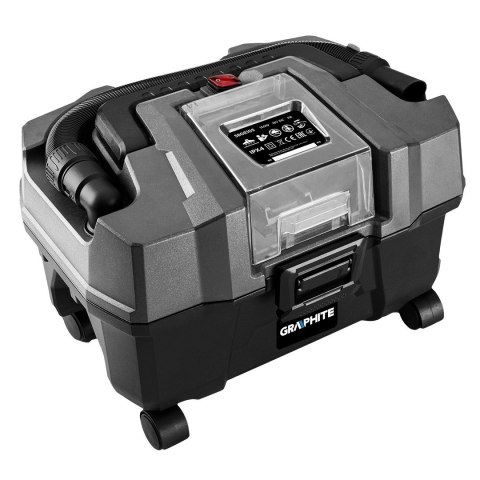ODKURZACZ WARSZTATOWY ENERGY+ 18V, LI-ION, 10 L, BEZ AKUM. GRAPHITE ODKURZACZ WARSZTATOWY ENERGY+ 18V, LI-ION, 10 L, BEZ AKUM. GRAPHITE
