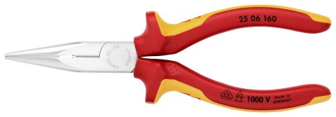 SZCZYPCE TNĄCE PÓŁOKRĄGŁE PROSTE IZOLOWANE 160MM KNIPEX SZCZYPCE TNĄCE PÓŁOKRĄGŁE PROSTE IZOLOWANE 160MM KNIPEX
