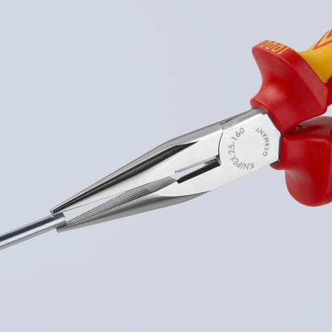 SZCZYPCE TNĄCE PÓŁOKRĄGŁE PROSTE IZOLOWANE 160MM KNIPEX SZCZYPCE TNĄCE PÓŁOKRĄGŁE PROSTE IZOLOWANE 160MM KNIPEX