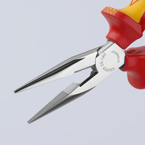 SZCZYPCE TNĄCE PÓŁOKRĄGŁE PROSTE IZOLOWANE 160MM KNIPEX SZCZYPCE TNĄCE PÓŁOKRĄGŁE PROSTE IZOLOWANE 160MM KNIPEX