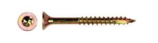 WKRĘT DO DREWNA OCYNK ŻÓŁTY NA TORX 6.0*140MM T30 UN