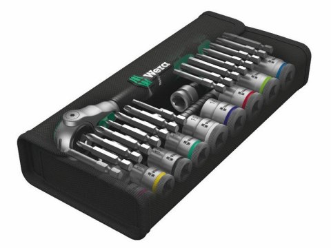 ZESTAW KLUCZY NASADOWYCH 3/8'' ZYLKOP, 29 CZ. WERA ZESTAW KLUCZY NASADOWYCH 3/8'' ZYLKOP, 29 CZ. WERA