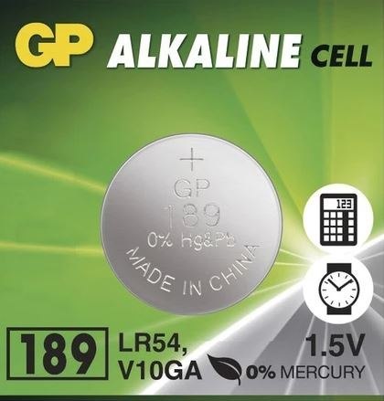BATERIA ALKALICZNA ZEGARKOWA 1.5V 189 GP BATTERY BATERIA ALKALICZNA ZEGARKOWA 1.5V 189 GP BATTERY