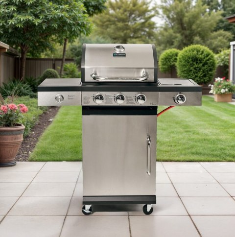 GRILL GAZOWY 3+1 STAL NIERDZEWNA 9,3KW BLAUPUNKT GRILL GAZOWY 3+1 STAL NIERDZEWNA 9,3KW BLAUPUNKT