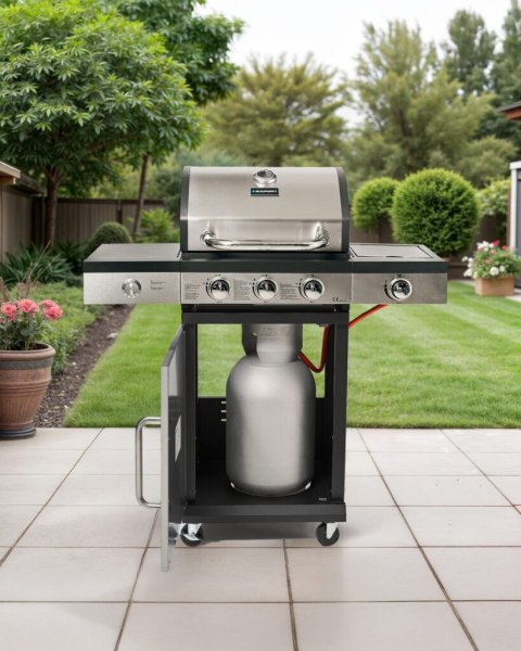 GRILL GAZOWY 3+1 STAL NIERDZEWNA 9,3KW BLAUPUNKT GRILL GAZOWY 3+1 STAL NIERDZEWNA 9,3KW BLAUPUNKT