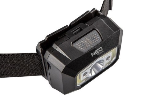 LATARKA CZOŁOWA AKUMULATOROWA USB 250LM COB LED,CZUJNIK RUCH NEO