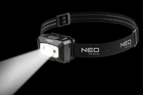 LATARKA CZOŁOWA AKUMULATOROWA USB 250LM COB LED,CZUJNIK RUCH NEO