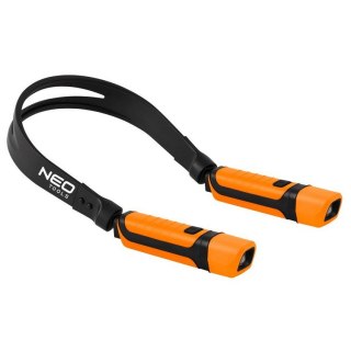 LATARKA NA SZYJE 300LM 2W+2W NEO