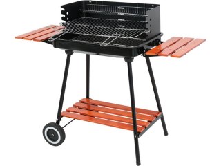 GRILL WĘGLOWY Z PÓŁKAMI, RUSZT 53X33CM LUND
