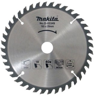 PIŁA SPIEKOWA DO DREWNA 165*20*40Z MAKITA