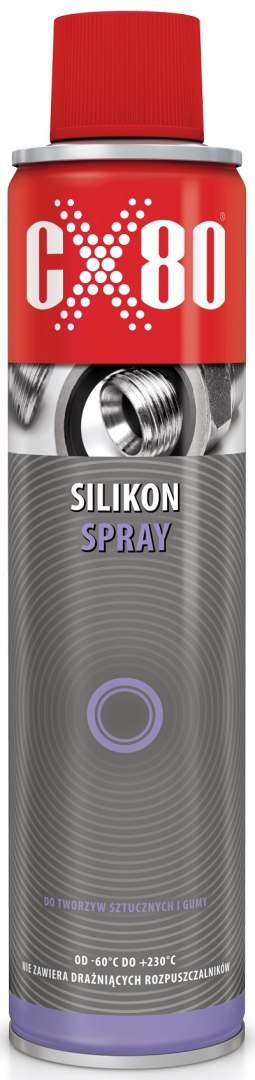 SILIKON DO TWORZYW SZTUCZNYCH I GUMY BEZBARWNY NSF H1 300ML CX-80 SILIKON DO TWORZYW SZTUCZNYCH I GUMY BEZBARWNY NSF H1 300ML CX-80