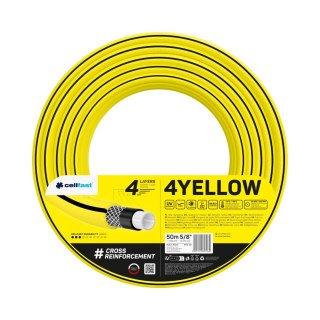 WĄŻ OGRODOWY 4 YELLOW 5/8'' 50MB CELL-FAST