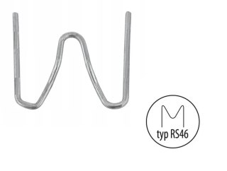 ZSZYWKI M 0.6MM RS46 DO NAROŻNIKÓW ZEWNĘTRZNYCH 100 SZT. DEDRA