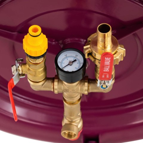 Hydroprasa wyciskarka prasa wodna do owoców wina soku 40 l + 5 worków Hydroprasa wyciskarka prasa wodna do owoców wina soku 40 l + 5 worków