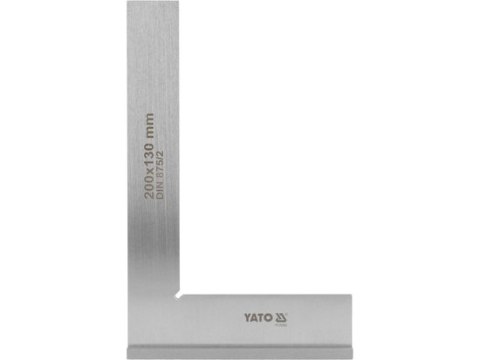 KĄTOWNIK ŚLUSARSKI ZE STOPKĄ 200*130MM YATO KĄTOWNIK ŚLUSARSKI ZE STOPKĄ 200*130MM YATO