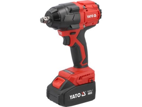 KLUCZ UDAROWY BEZSZCZOTKOWY 18V 1/2'' 800NM 2*4AH YATO KLUCZ UDAROWY BEZSZCZOTKOWY 18V 1/2'' 800NM 2*4AH YATO