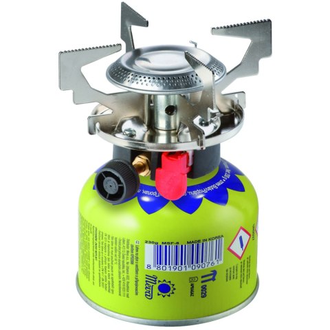 Kuchenka turystyczna na gaz na kartusze gazowe (gwint lub zawór) ATOS piezo zapalnik 1.8kW Kuchenka turystyczna na gaz na kartusze gazowe (gwint lub zawór) ATOS piezo zapalnik 1.8kW