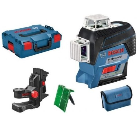 LASER LINIOWY GLL 3-80 CG+BM1 L-BOXX ZIELONA WIĄZKA SOLO BOSCH LASER LINIOWY GLL 3-80 CG+BM1 L-BOXX ZIELONA WIĄZKA SOLO BOSCH