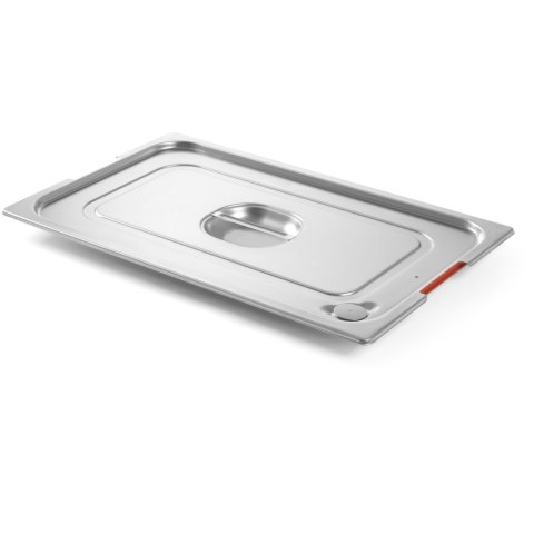 Pokrywka do pojemnika GN Profi Line z uszczelką silikonową i wycięciem na uchwyty GN1/2 265x325mm stal - Hendi 804322 Pokrywka do pojemnika GN Profi Line z uszczelką silikonową i wycięciem na uchwyty GN1/2 265x325mm stal - Hendi 804322