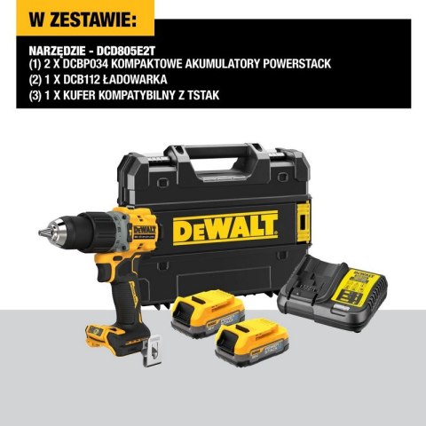 WIERTARKO-WKRĘTARKA AKUM. Z UDAREM XR 18V 2*1.7AH DEWALT WIERTARKO-WKRĘTARKA AKUM. Z UDAREM XR 18V 2*1.7AH DEWALT