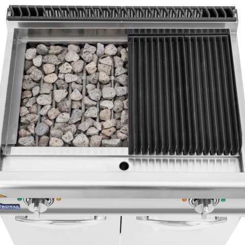 Grill lawowy elektryczny z kamieniami 50-300C 8.1 kW 400 V Grill lawowy elektryczny z kamieniami 50-300C 8.1 kW 400 V