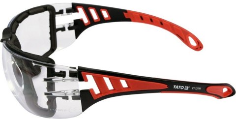 OKULARY OCHRONNE BEZBARWNE Z PASKIEM YATO OKULARY OCHRONNE BEZBARWNE Z PASKIEM YATO