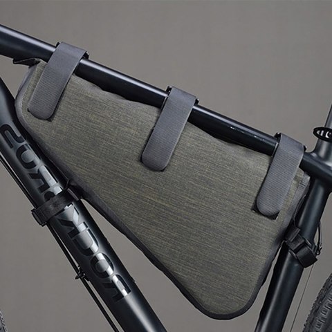 Torba rowerowa mocowane na ramę 5l AS-017 - ciemnozielona
