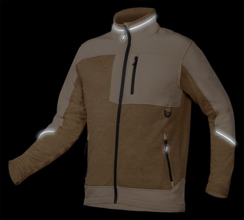 BLUZA SOFTSHELL OUTDOOR, BEŻOWA, ROZMIAR L NEO BLUZA SOFTSHELL OUTDOOR, BEŻOWA, ROZMIAR L NEO