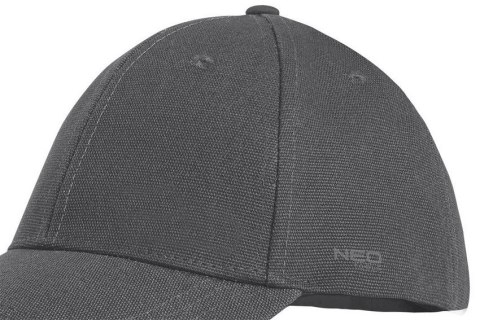 CZAPKA Z DASZKIEM SZARA NEO