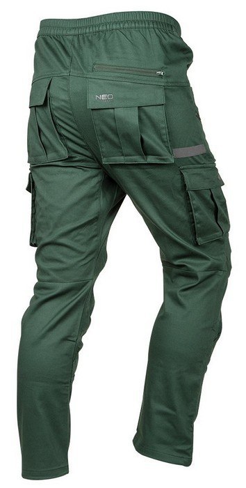 SPODNIE ROBOCZE OUTDOOR TYPU JOGGER ZIELONE ROZMIAR XL NEO