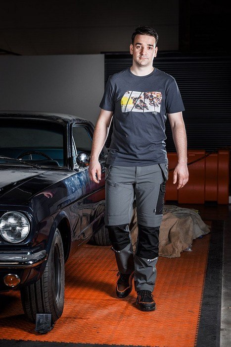 T-SHIRT Z NADRUKIEM MOTOR ROZMIAR L NEO