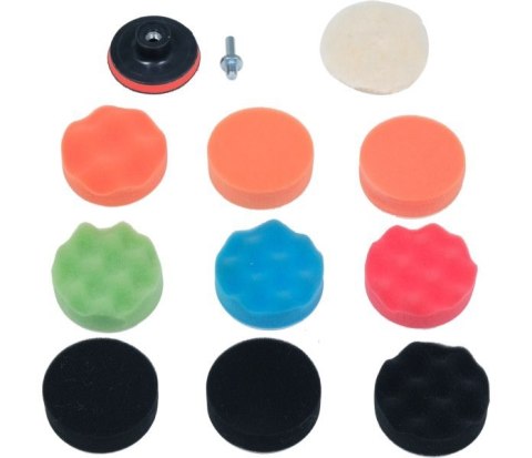 ZESTAW DO POLEROWANIA 80MM, M10, 12SZT. YATO ZESTAW DO POLEROWANIA 80MM, M10, 12SZT. YATO