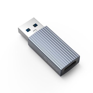 Adapter AH-AC10 przejściówka USB-C na USB-A - szary