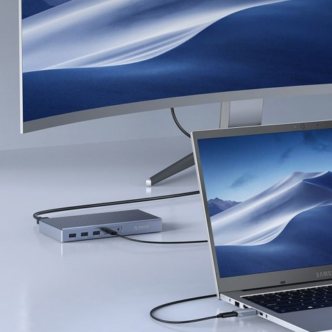Adapter AH-AC10 przejściówka USB-C na USB-A - szary Adapter AH-AC10 przejściówka USB-C na USB-A - szary