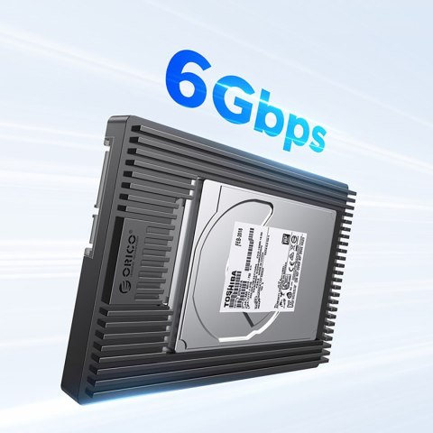 Adapter D2SS-6G przejściówka dysku 2.5'' na 3.5'' - czarny Adapter D2SS-6G przejściówka dysku 2.5'' na 3.5'' - czarny