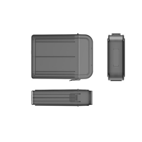 Etui ochronne PPH-25 pudełko na dysk 2.5'' - półprzezroczyste. szare Etui ochronne PPH-25 pudełko na dysk 2.5'' - półprzezroczyste. szare