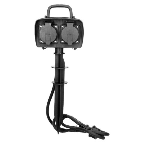 GNIAZDO OGRODOWE 2X2P+Z, IP44, PRZEWÓD 1,5M H07RN-F 3 ORNO GNIAZDO OGRODOWE 2X2P+Z, IP44, PRZEWÓD 1,5M H07RN-F 3 ORNO