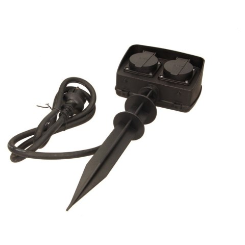 GNIAZDO OGRODOWE 2X2P+Z, IP44, PRZEWÓD 1,5M H07RN-F 3 ORNO GNIAZDO OGRODOWE 2X2P+Z, IP44, PRZEWÓD 1,5M H07RN-F 3 ORNO