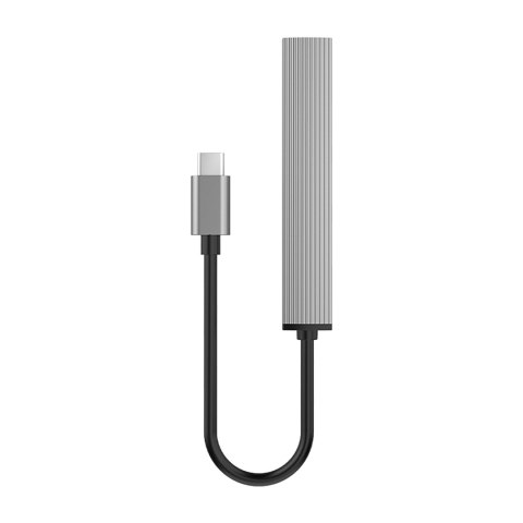 Hub AH-13 stacja dokująca rozdzielacz USB-C na 4x USB-A - szary Hub AH-13 stacja dokująca rozdzielacz USB-C na 4x USB-A - szary