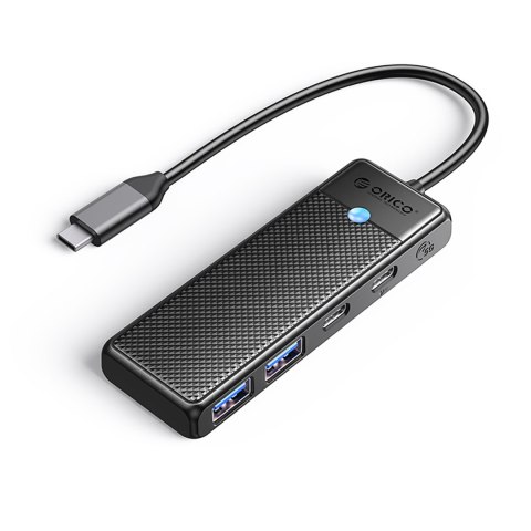 Hub PAPW2AC-C3 rozdzielacz USB-C na USB-A USB-C - czarny Hub PAPW2AC-C3 rozdzielacz USB-C na USB-A USB-C - czarny